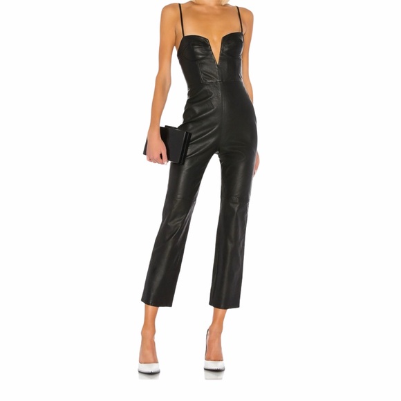 Camila Coelho Pants - NEW Camila Coelho Zofia Leather Jumpsuit